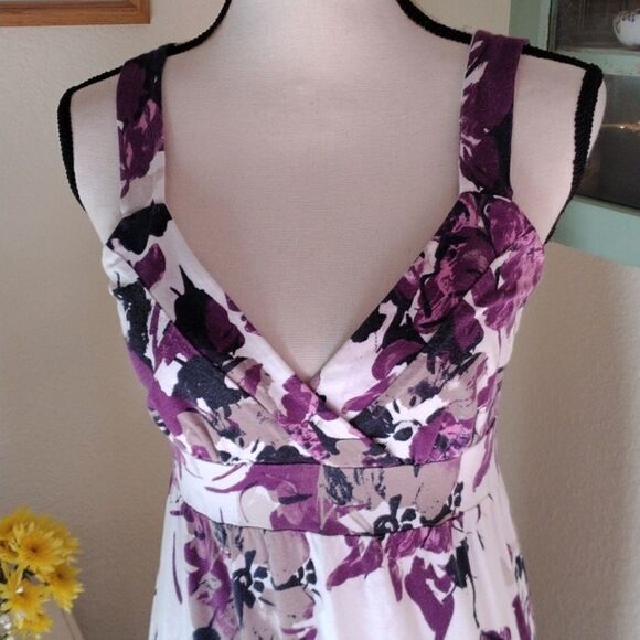 Ann Taylor Cotton Blend Maxi Dress - Picture 4 of 10